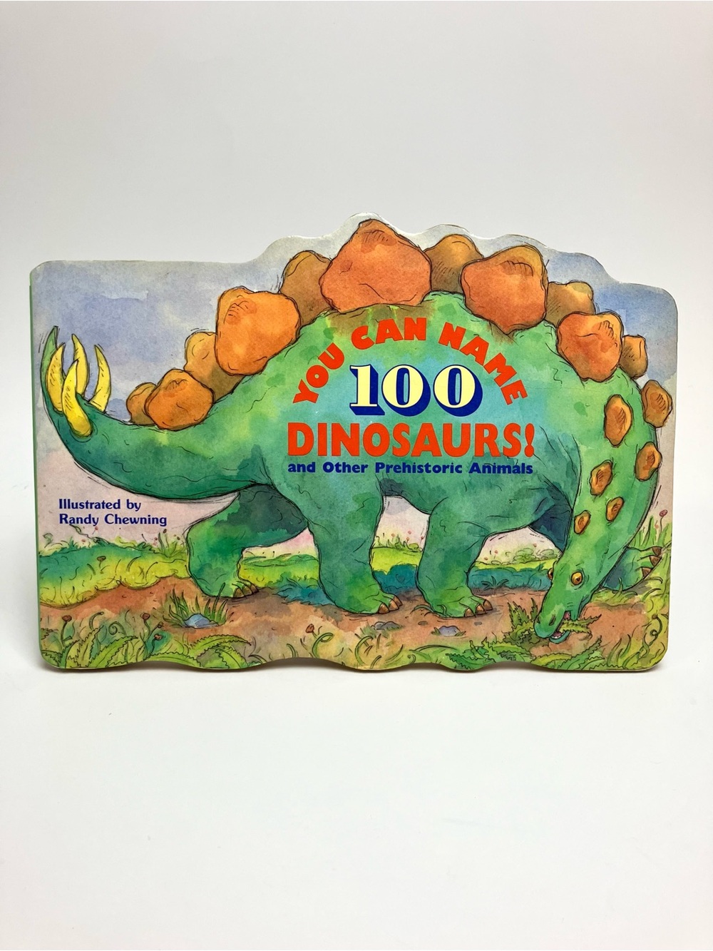Vintage Dinosaurs Board Book 1994 1rst Printing Prehistoric Animals Baby Toddler